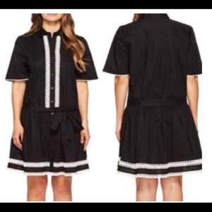 Kate Spade NY Broome St Shirtdress Blk Medium